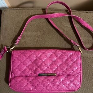 Damsel in Distress Pink Quilted Crossbody